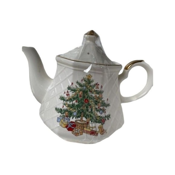 Ceramic Christmas Tree Tea Pot Japan pre - Picture 1 of 7